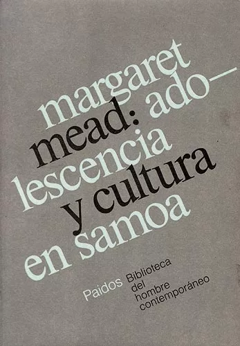 Adolescencia y Cultura En Samoa