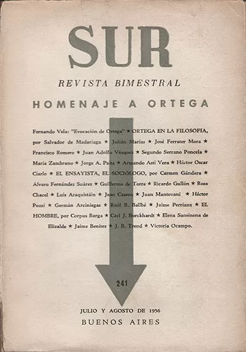 Sur. Revista Bimestral Nº 241 – Homenaje a Ortega