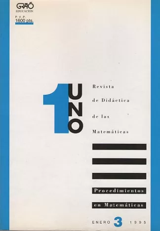 Uno. Revista de Didáctica de las Matemáticas. Nº 3