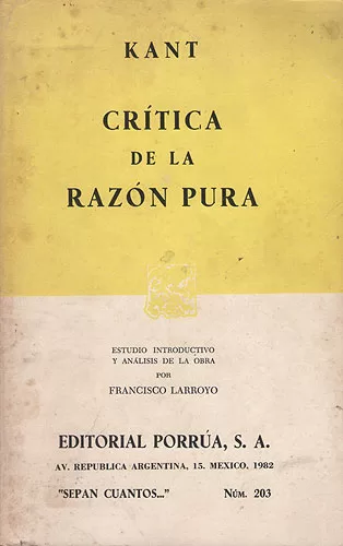 Crítica de la razón pura