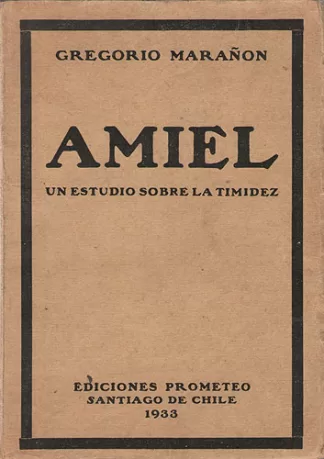 Amiel. Un estudio sobre la timidez