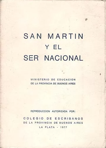 San Martín y el ser nacional