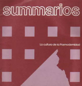 Summarios n.º 112 - La cultura de la Posmodernidad - 1987