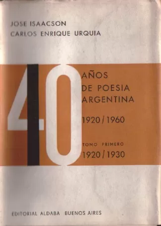 40 años de poesía argentina 1920-1960 (3 tomos)