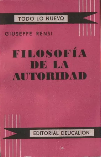 Filosofía de la autoridad