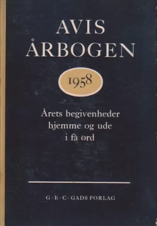 Avis Arbogen 1958: Arets begivenheder hjemme og ude i fa ord